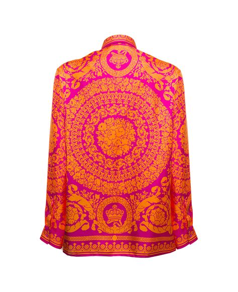 camicia versace arrancione
